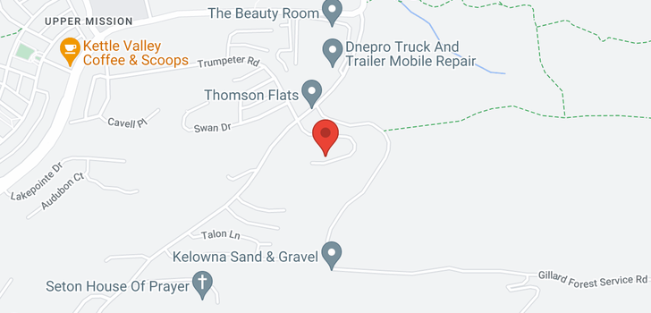 map of 519 Trumpeter Road